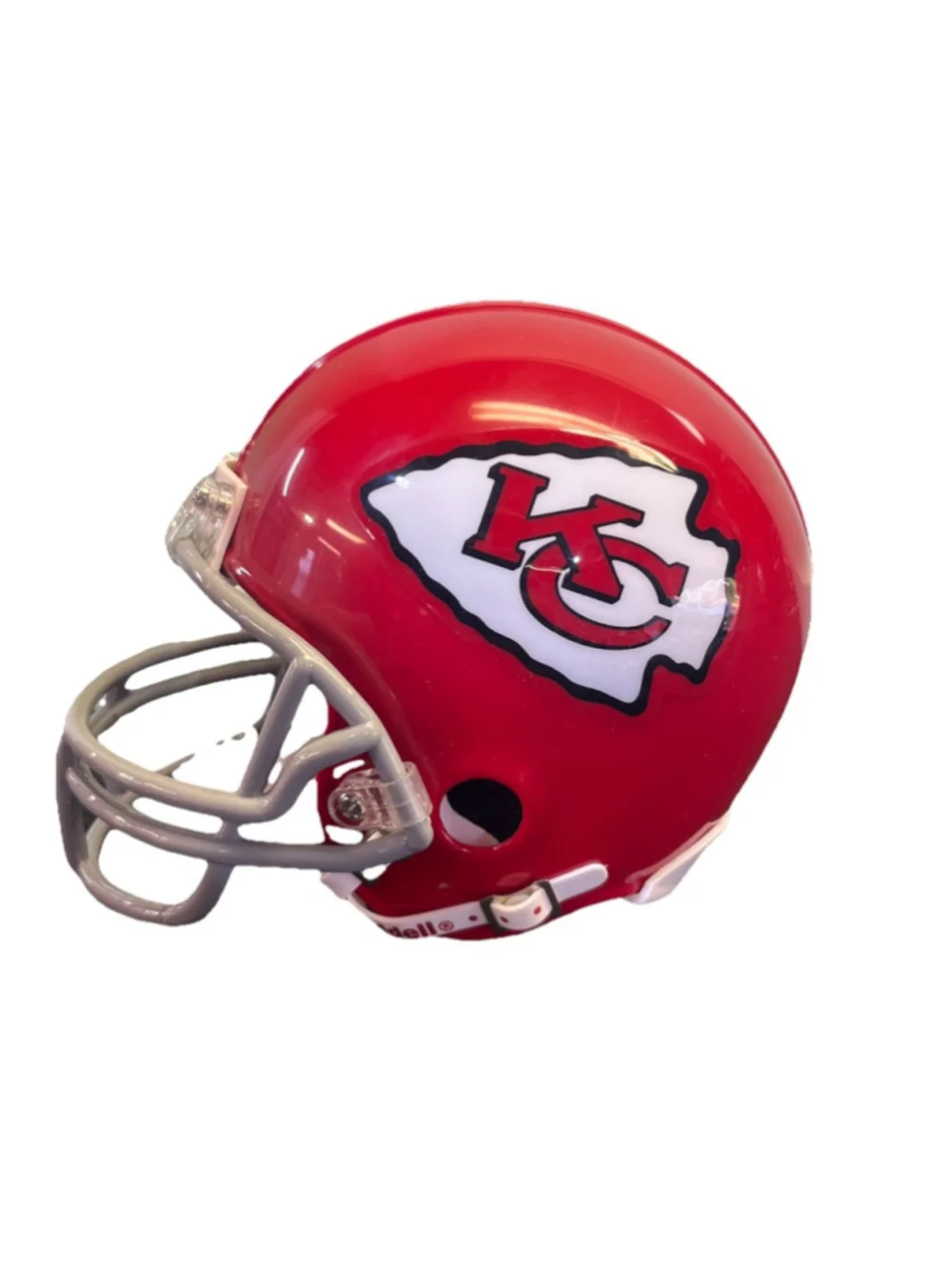 LEN DAWSON SIGNED FOOTBALL MINI HELMET AUTO KANSAS CITY CHIEFS HOF 87 Tristar